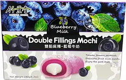 Японські моті Bamboo House Double Fillings Mochi Blueberry Milk 180г