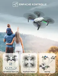 Дрон WipKviey TY-T6 Detective Quadcopter Series Квадрокоптер для початківців з камерою 1080p HD і 2 батареями - мініатюра 4