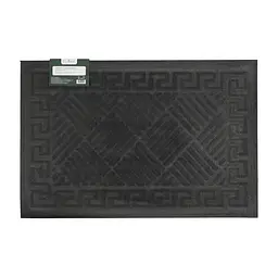 Килимок придверний Eco Fabric Смужки з кромкою чорний 40 х 60 см (4060-111) - мініатюра 4