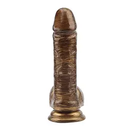 Фалоімітатор Dark Muscle Ben Dover 19.5 золотий - мініатюра 2