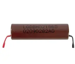 Акумуляторна батарея Li-ion 18650 YT-2000, для пайки, 2000 мА·г, коричнева - мініатюра 4