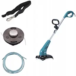 Тример електричний Makita UR3000 BEO1 з рукавичками Makita (300 мм, 9000 об/хв, 1.6 мм, 450 Вт) - мініатюра 2