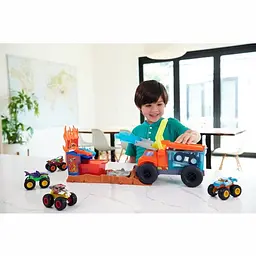 Ігровий набір Monster Truck Hot Wheels Пожежний порятунок Зміни колір (HPN73) - мініатюра 6