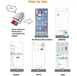 Адаптер для читання Micro TF SD-карт, конвертер для Iphone Ipad OTG в Micro SD - мініатюра 10