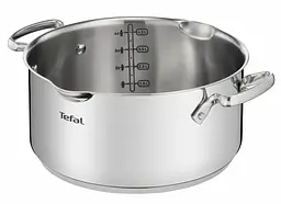 Каструля Tefal DUETTO+ 5л з кришкою нержавіюча сталь скло kuh0016923 - мініатюра 5