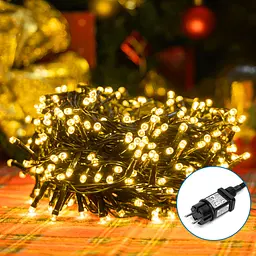 Гірлянда пряма плоскі лампи тепле світло 20 м 400LED IP44