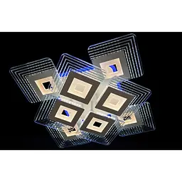 LED люстра світильник з пультом і підсвічуванням Linisoln 2726-4+4A WH,GR