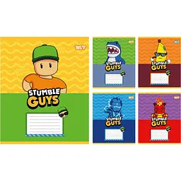 Набір зошитів Yes Stumble Guys 12 аркушів у лінію 25 шт. (768729)