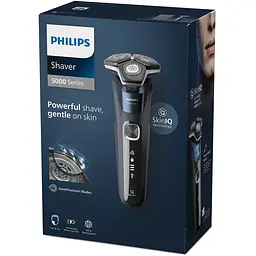 Електрична бритва Philips 5000 SkinIQ синьо-чорна (S5885/10) - мініатюра 3