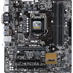 Материнська плата ASUS B150M-C (B150M-C) (Socket 1151, Intel B150, Micro-ATX) Б/в,U1