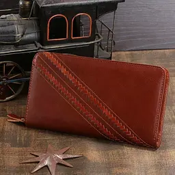 Чоловічий клатч 14197 шкіряний Vintage коричневий