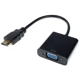 Перехідник HDMI to VGA 0.15m REAL-EL (EL123500020)