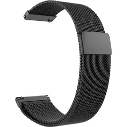 Універсальний ремінець DK Milanes Design Band для Amazfit Bip 20mm Black [36036]