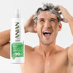 Шампунь Anian Menthol Anti-Dandruff проти лупи 400 мл  - мініатюра 5