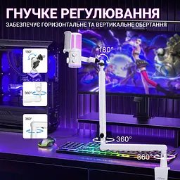 Мікрофон Fifine USB (TAM6W) - мініатюра 11