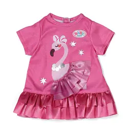 Одяг для ляльки Baby Born – сукня з фламінго (43 см)