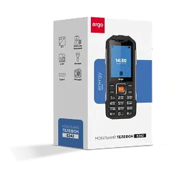 Мобільний телефон ERGO E242 Dual Sim (чорний) - мініатюра 4