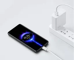 Блок адаптер зарядний Xiaomi 120W з кабелем USB-C білі - мініатюра 4