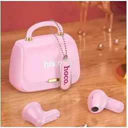 Бездротові навушники Hoco DES35 Dawn Handbag у вигляді рожеві сумки 6942007613132 - мініатюра 6