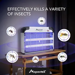 Електрична пастка для комах Aspectek 20 Вт для приміщень - мініатюра 4