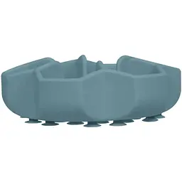 Миска собак та котів Waudog Silicone для повільного харчування 450 мл сіра - мініатюра 3