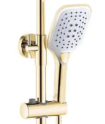 Душова система Rea Melia gold white з виливом REA-P2406, Золотий - мініатюра 5