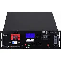 Акумулятор 2E LFP48100 19" LCD 16S LiFePo4 48V 100Ah (2E-LFP48100-LCD) - мініатюра 2