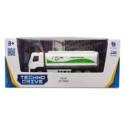 Автомодель TechnoDrive Volvo Газовоз UPG біла (250301) - мініатюра 8