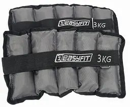 Обтяжувачі для ніг та рук з металом Metal 3 кг (пара) EasyFit fit0024811