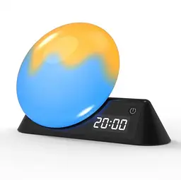 Розумний смарт будильник нічний wake-up light лампа з імітацією світанку і led підсвічуванням Bolong teh0032227 - мініатюра 6