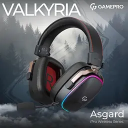 Ігрові навушники GamePro Asgard Valkyria RGB Tri-mode Black (HSW249B) [138322] - мініатюра 5