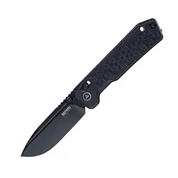 Нож складной туристический SRM Rubik 7228B-AB2 (8.7 см) 14C28N / черный алюминий (Anti-Loosening Pivot)