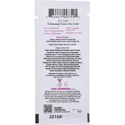 Крем для збільшення члена Doc Johnson Plump - Enhancing Cream For Men (7 г) - мініатюра 2
