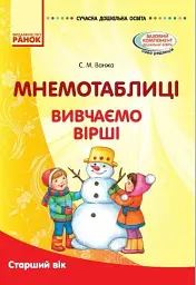 Сучасна дошкільна освіта. Мнемотехніка. Вивчення віршів. Старший вік