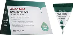 Скраб для обличчя FarmStay Cica Farm Baking Powder Pore Scrub з центеллою 7 г - мініатюра 3