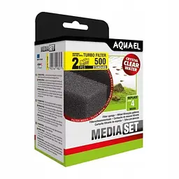 Губка Aquael Media Set Standard 2 шт. для внутрішнього фільтра Aquael Turbo Filter 500 - мініатюра 2