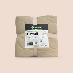 Набір Sonex Hawaii: покривало двостороннє 240х220 см + наволочка 70х50 см 2 шт. коричневий (SO102525) - мініатюра 10