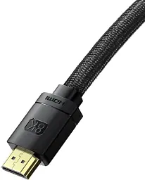 Кабель Baseus High Definition Series HDMI 8K to HDMI 8K Adapter Cable 3m CAKGQ-L01 Black - мініатюра 3