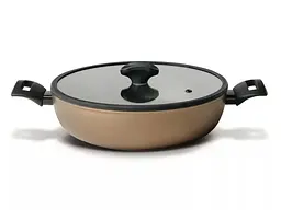 Сотейник з кришкою TVS Tenace Induction 28 см із двома ручками (DT574283710001C)