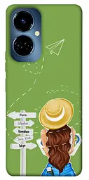 Чохол Demsky Travel girl для TECNO Camon 19 (CI6n) / 19 Pro (CI8n)