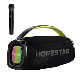 Бездротова караоке система - портативна колонка + мікрофон Hopestar A40 чорна