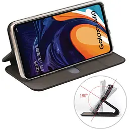 Чехол-книжка Primolux Besus для Samsung Galaxy A60 (SMA606) Black - мініатюра 2