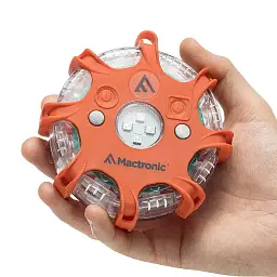 Комплект професійних ліхтарів Mactronic X-Flare Magnetic Red Blue Amber Recharg 30 Lm 12 V 220 V (PSD0112) - мініатюра 5