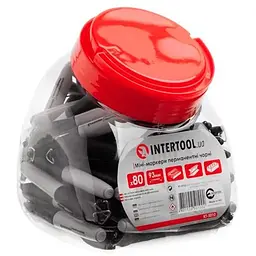 Маркер будівельний перманентний Intertool KT-5010 93 мм чорний (в упаковці 80 шт.)