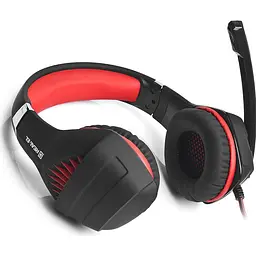Ігрові навушники REAL-EL GDX-7600 Black/Red (EL124100028) [112558] - мініатюра 3