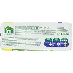 Гігієнічні прокладки Molped Pure&Soft night eco 6 крапель 16 шт. - мініатюра 4