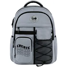 Рюкзак GoPack Education Teens 184 сірий (GO26-184L-2) - мініатюра 3