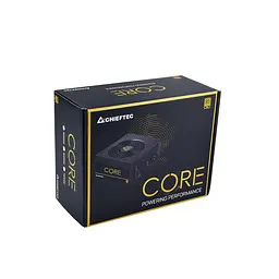 БЖ 600W Chieftec CORE BBS-600S 120 mm, 80+ GOLD, Retail Box - мініатюра 4