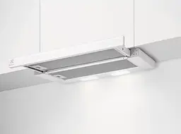 Electrolux Витяжка телескопічна, 59см, 410м.куб/год., білий