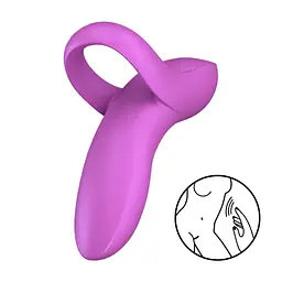 Вібратор на палець Satisfyer Bold Lover 9.3 см (рожевий) - мініатюра 5